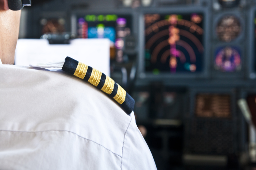 Pilot, Cockpit, Flugpersonal, Flugzeug