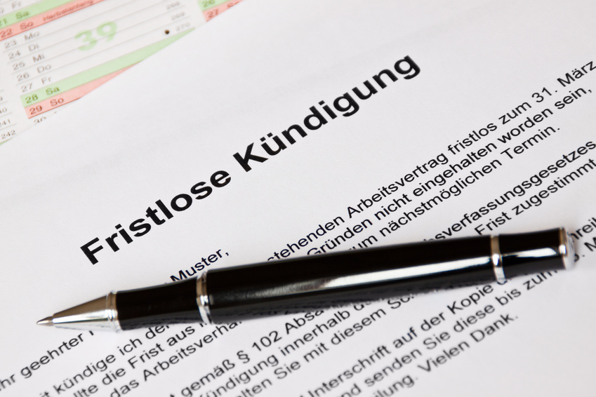Fristlose Kündigung und Annahmeverzug